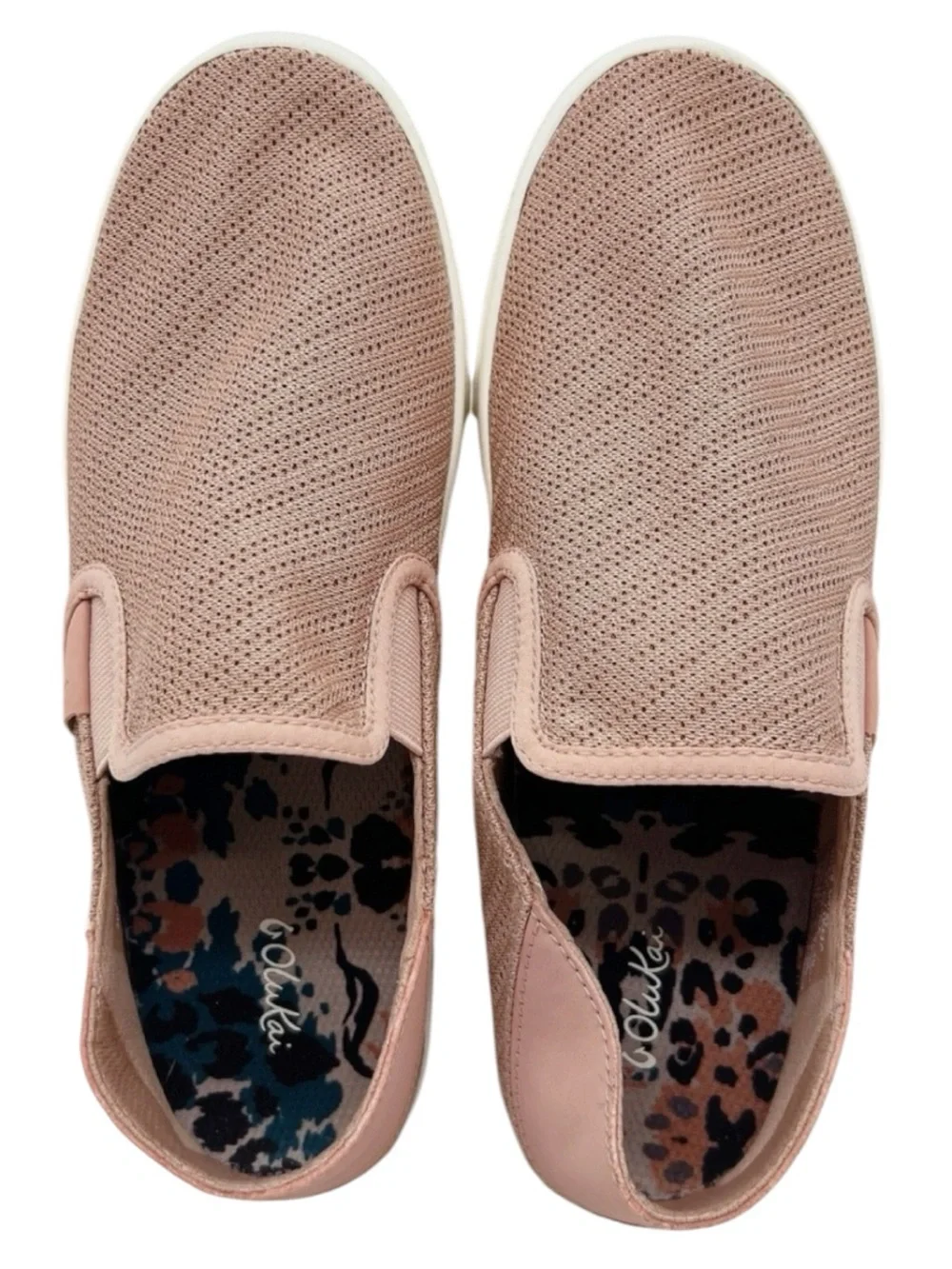 OLUKAI Pehuea Cork Pink Breathable Slip-on Loafers Size 9 — NEW WITHOUT BOX